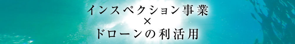 インスペクション事業×ドローンの利活用