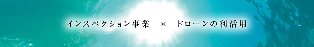 インスペクション事業×ドローンの利活用